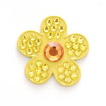 Bonjoc Ballmarker-Blume Yellow Flower w/ orange center "Daffodil"